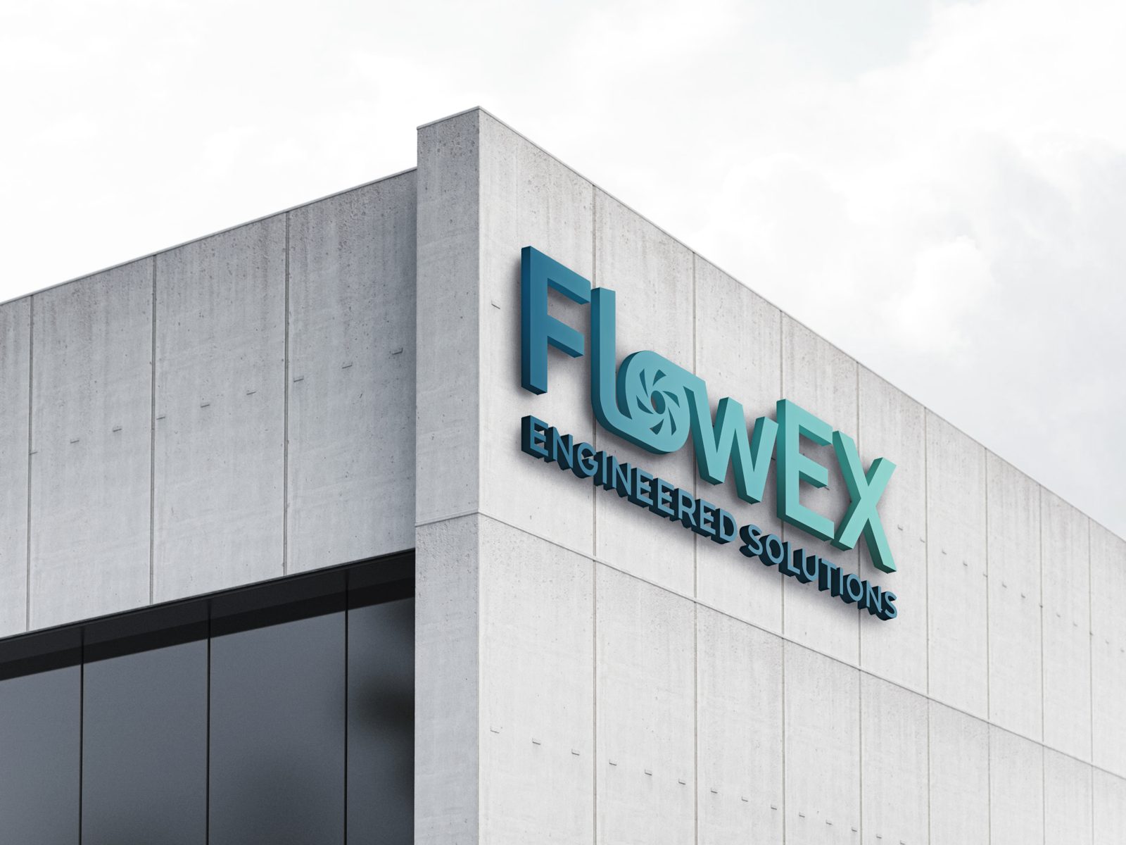 FlowEX Engineered Solutions headquarters signage